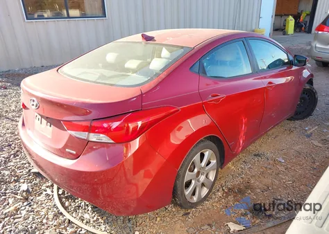 2011 Hyundai Elantra Limited (Ulsan Plant) из США, поврежденный, VIN KMHDH4AE1BU158589